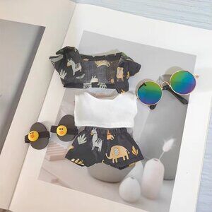 Labubu Doll Beach Outfit